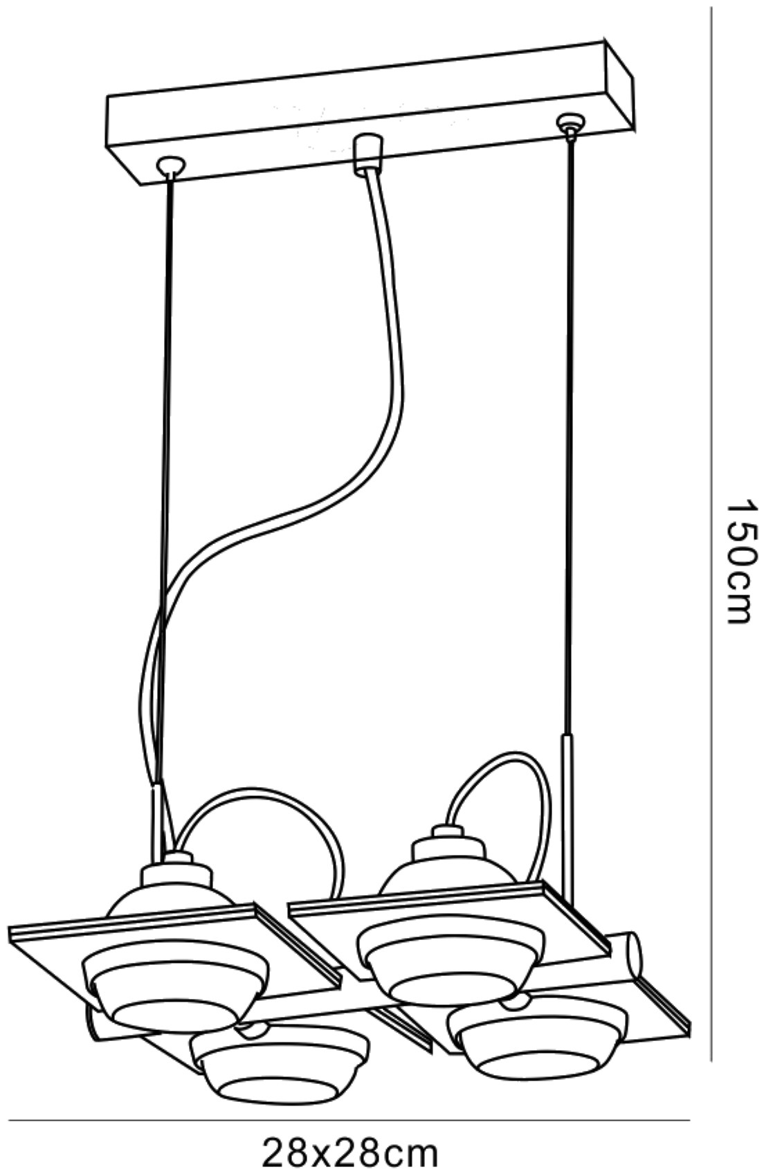 Ull Ceiling Lights Mantra Multi Arm Fittings